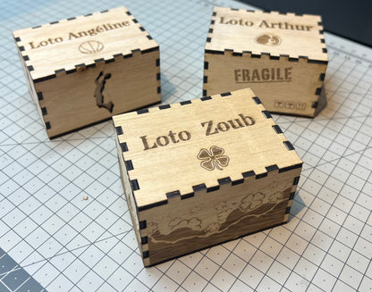 Boite de Jetons pour Loto